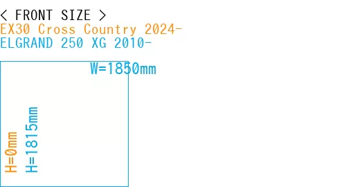 #EX30 Cross Country 2024- + ELGRAND 250 XG 2010-